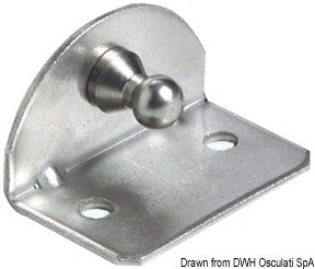 Flat fastening plates, 90° version