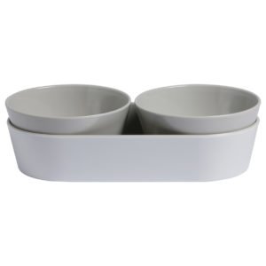 SKU: 11015 - MELAMINE SNACK SET SUMMER – BONE, 3 PCS.