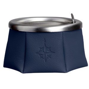SKU: 30101 - ASHTRAY WITH LID WINDPROOF – NAVY BLUE