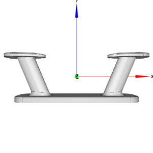Mushroom-shape bollar