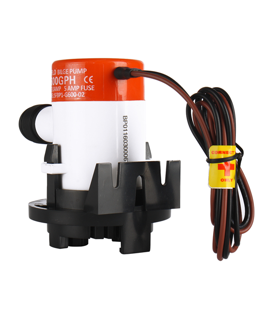 Model -SFBP1-G600-02-02 Series 600GPH Seaflo Bilge Pump 12V