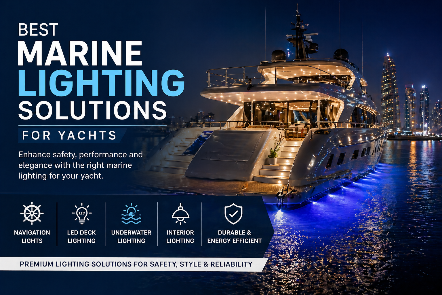 Best Marine Lighting Solutions for Yachts